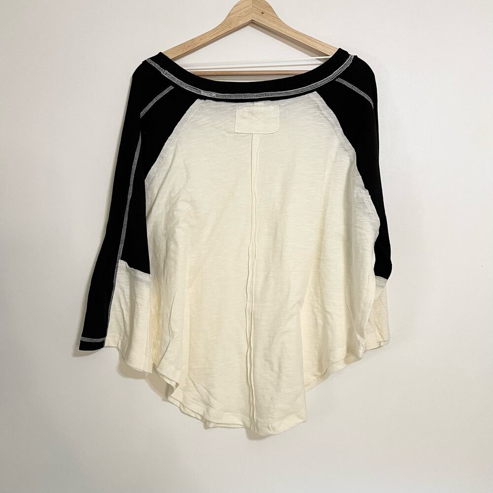 NWOT Free People We the Free Starry Haze Tee in Black White | S - Picture 6 of 6